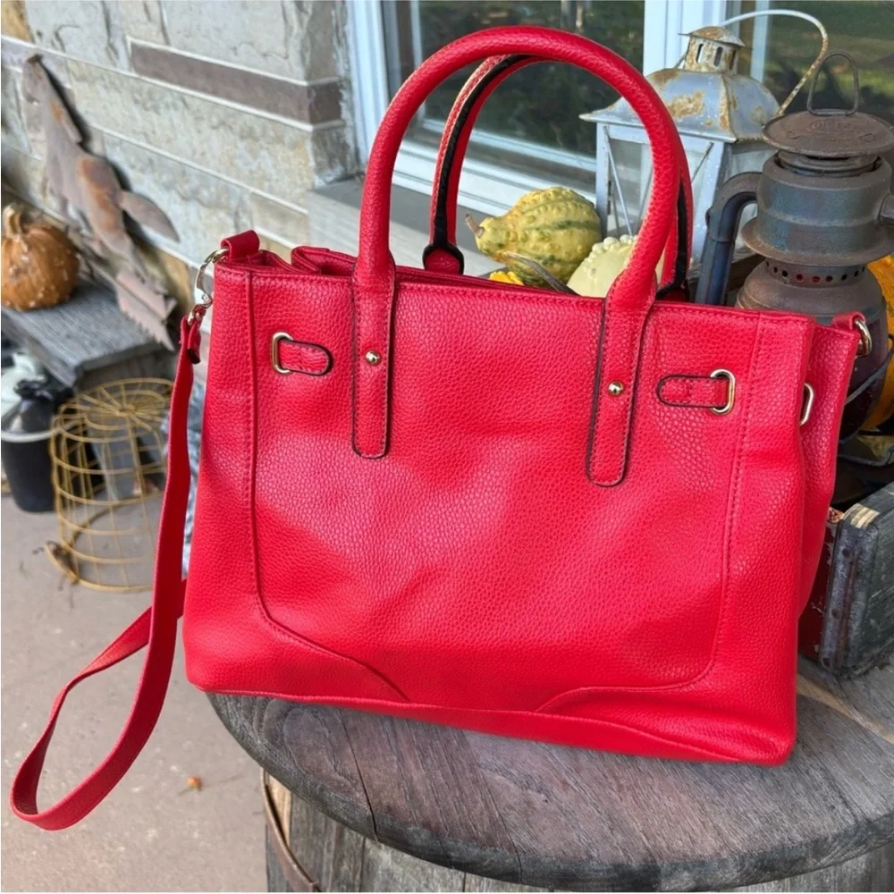 Jones New York Signature‎ Reptile Embossed Vegan Leather Satchel